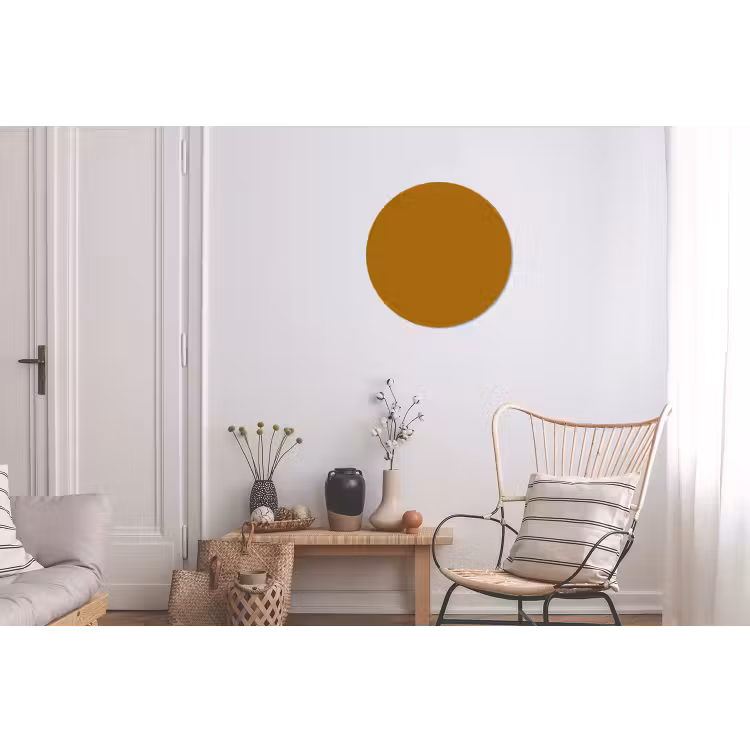 Wandcirkel - Aluminium - Ocre - Gold - Geel — 2