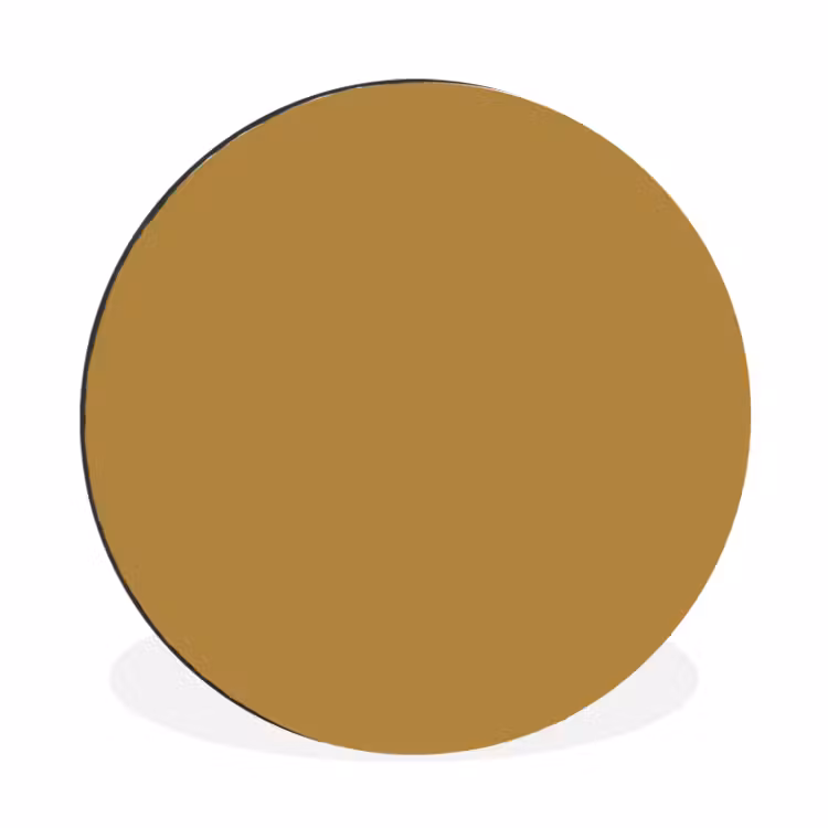 Wandcirkel - Aluminium - Rhythmic - Ochre - Geel — 1