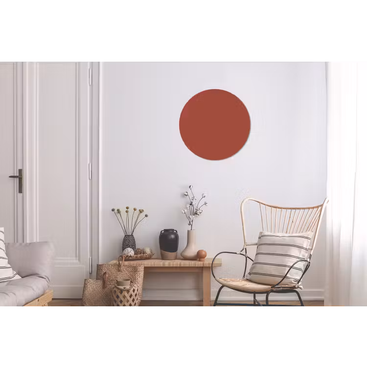 Wandcirkel - Aluminium - Rustic - Terracotta - Oranje — 2