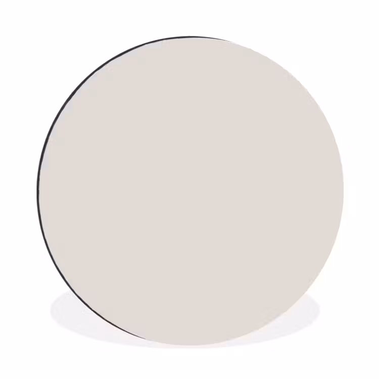 Wandcirkel - Aluminium - Silent - Sandstone - Grijs — 1