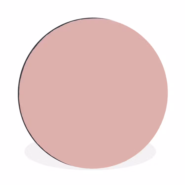 Wandcirkel - Aluminium - Soft - Blush - Roze — 1