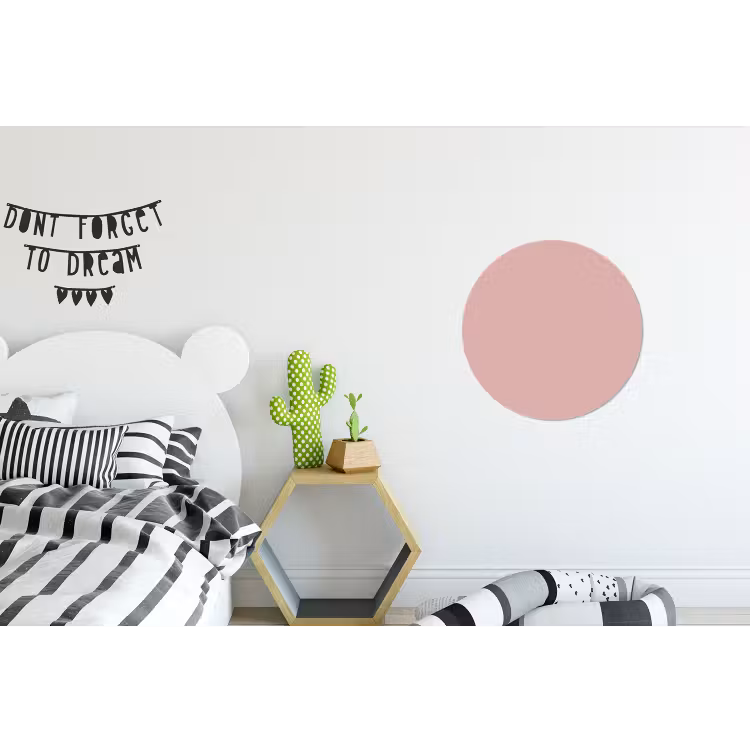 Wandcirkel - Aluminium - Soft - Blush - Roze — 5