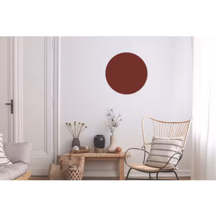 Wandcirkel - Aluminium - Valentine - Velvet - Rood — 2
