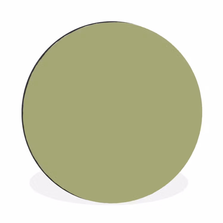 Wandcirkel - Aluminium - Whispering - Sage - Groen — 1