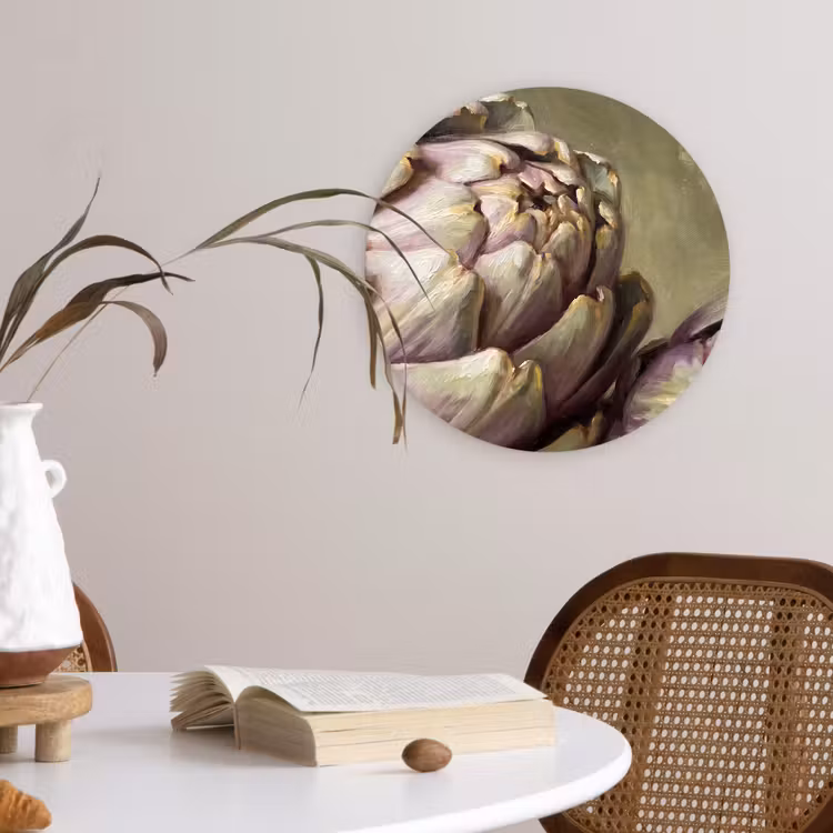 Wandcirkel - Glas - Groente - Stilleven - Schilderij — 4