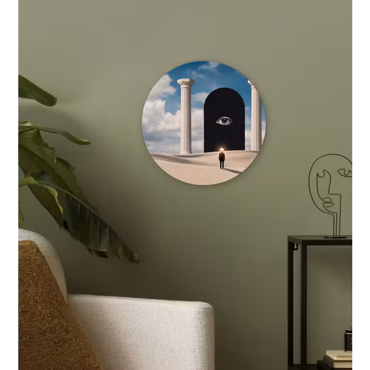 Wandcirkel - Glas - Droom - Woestijn - Oog — 3