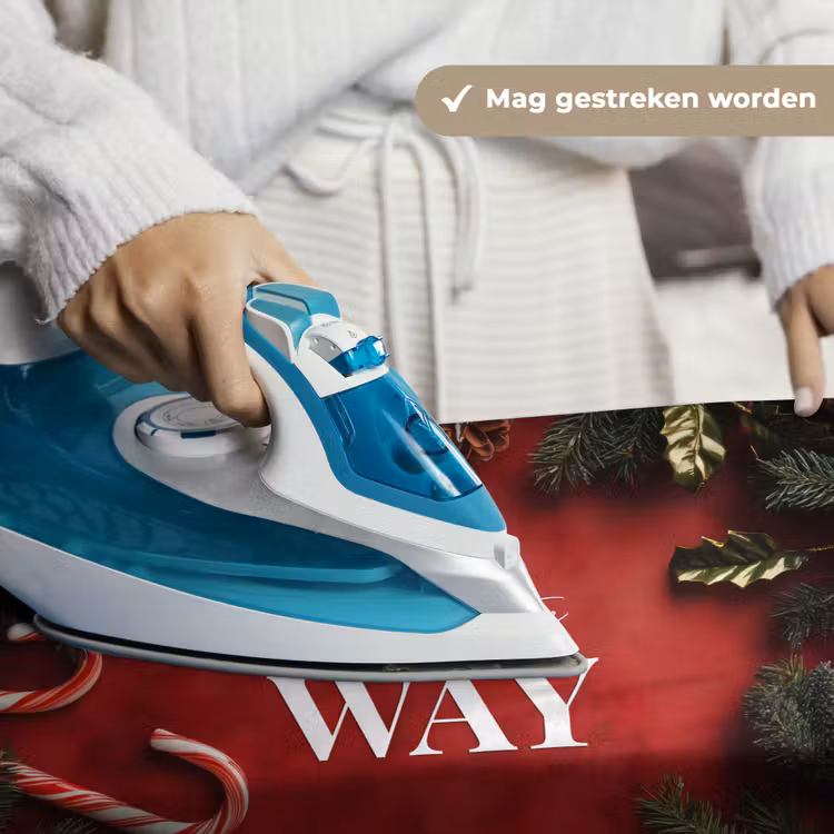 Wandkleed - Kerst - Quote - Rood - Kerstballen — 6
