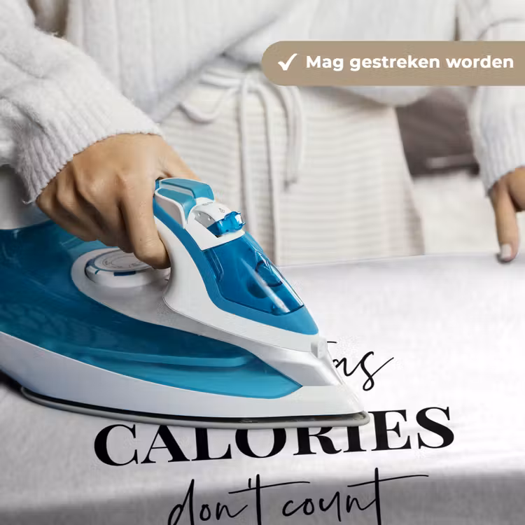 Wandkleed - Kerst quote - Winter - Christmas calories - Wit — 6