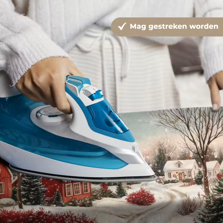 Wandkleed - Kerstsfeer - Landelijk - Rood — 6