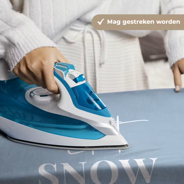Wandkleed - Sneeuw - Winter - Blauw - Let it snow — 6