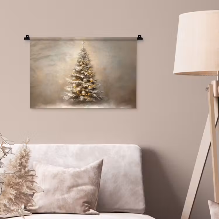 Wandkleed - Kerst - kerstboom - Sneeuw - Art — 2