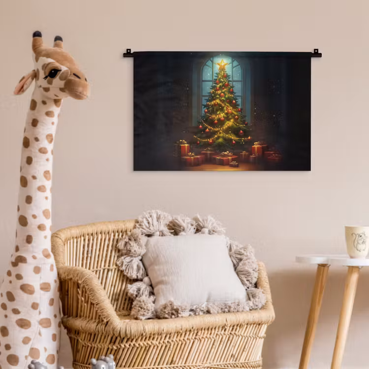 Wandkleed - Kerstboom - Cadeau - Kerst - Winter — 5