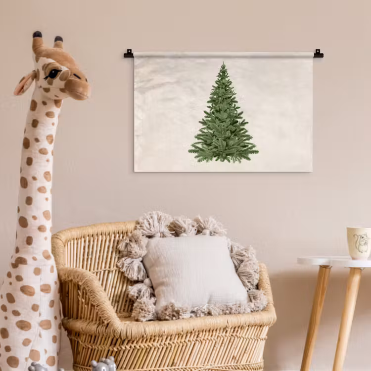 Wandkleed - Kerstboom - Groen - Kerstmis - Feestdagen — 5