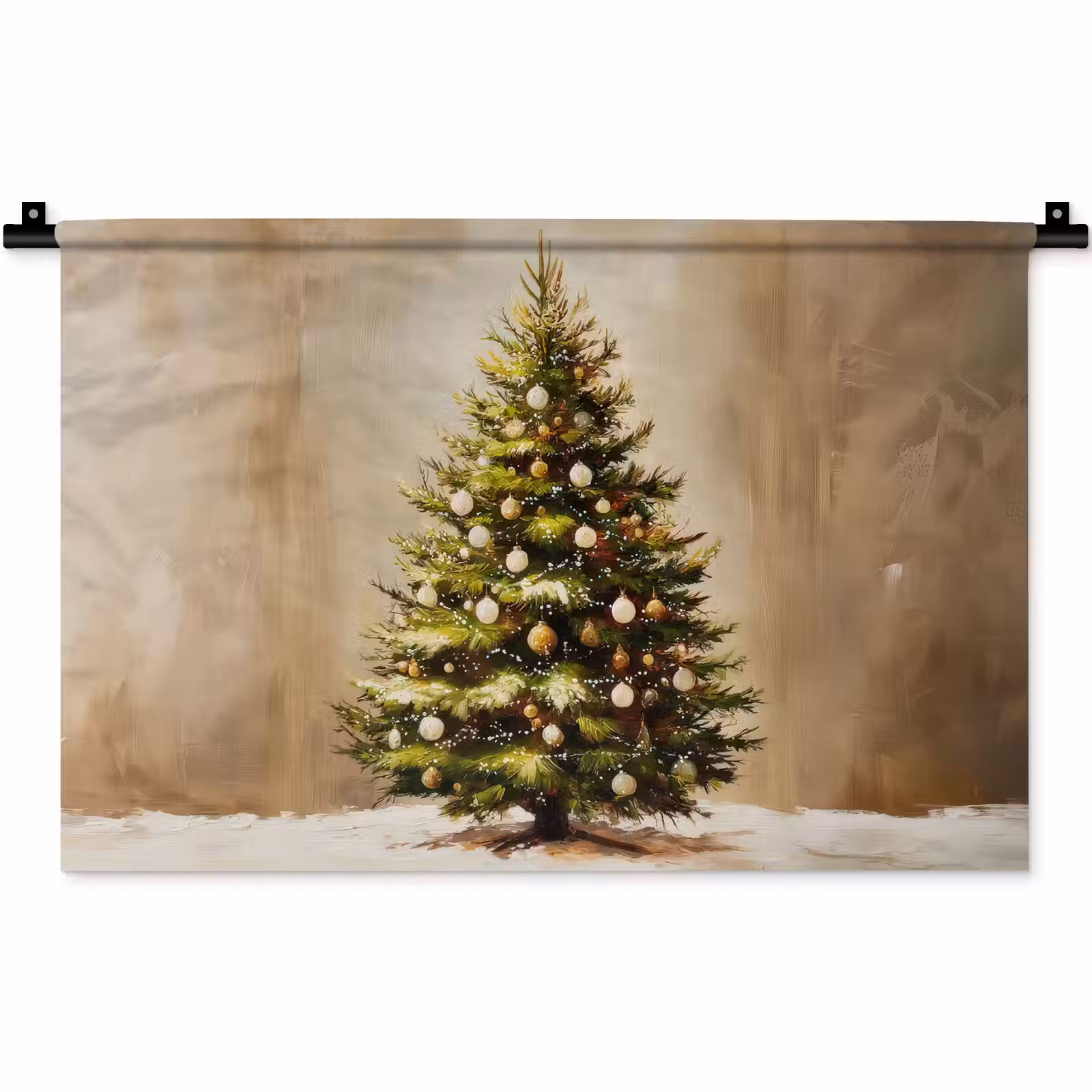 Wandkleed - Kerst - Sfeer - Groen — 1