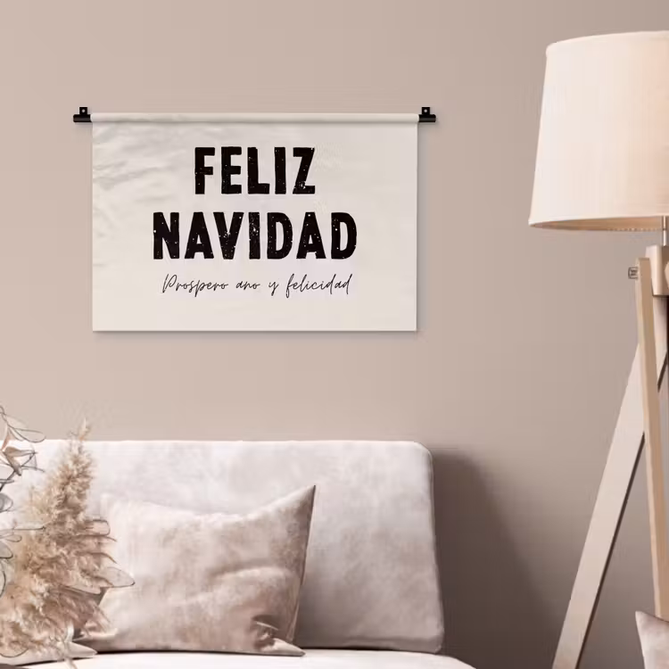 Wandkleed - Kerst - Quotes - Feliz navidad - Kerstmis - Feestdagen — 2