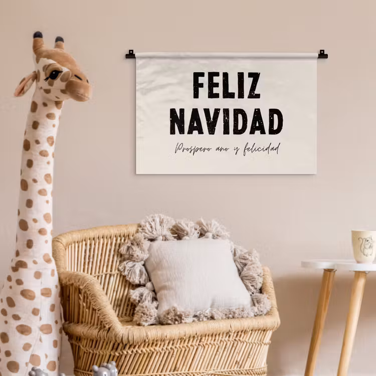 Wandkleed - Kerst - Quotes - Feliz navidad - Kerstmis - Feestdagen — 5