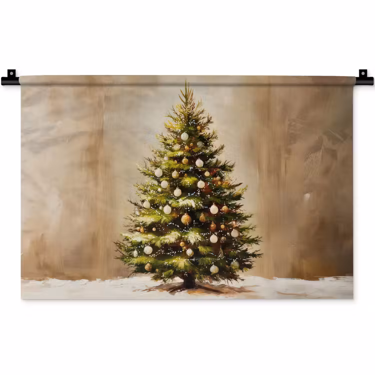 Wandkleed - Kerst - Sfeer - Groen — 1