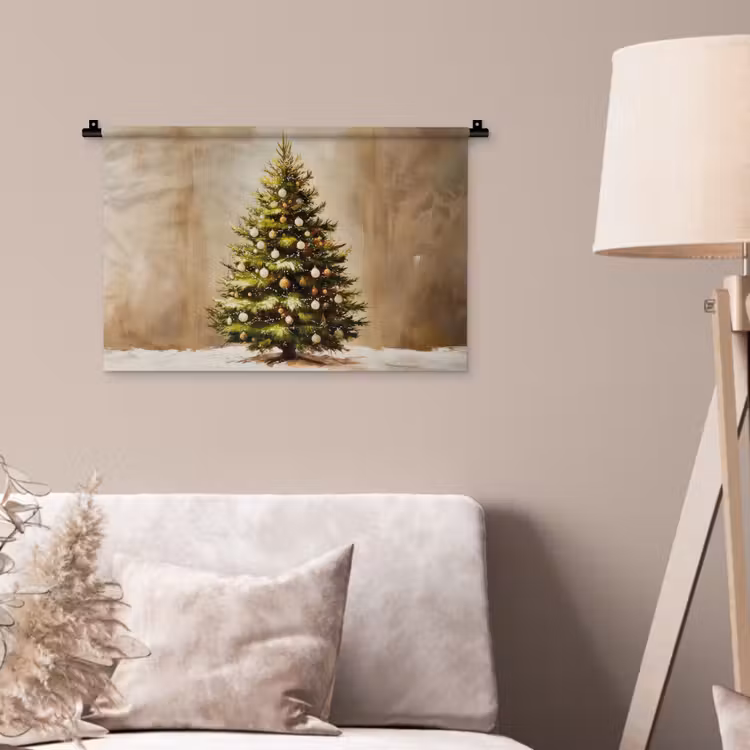 Wandkleed - Kerst - Sfeer - Groen — 2