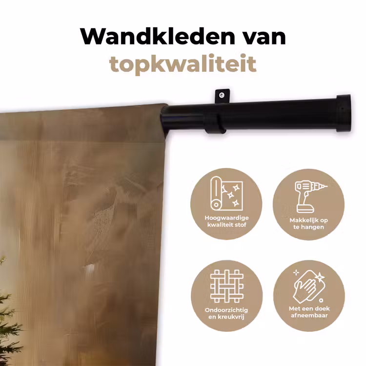 Wandkleed - Kerst - Sfeer - Groen — 3