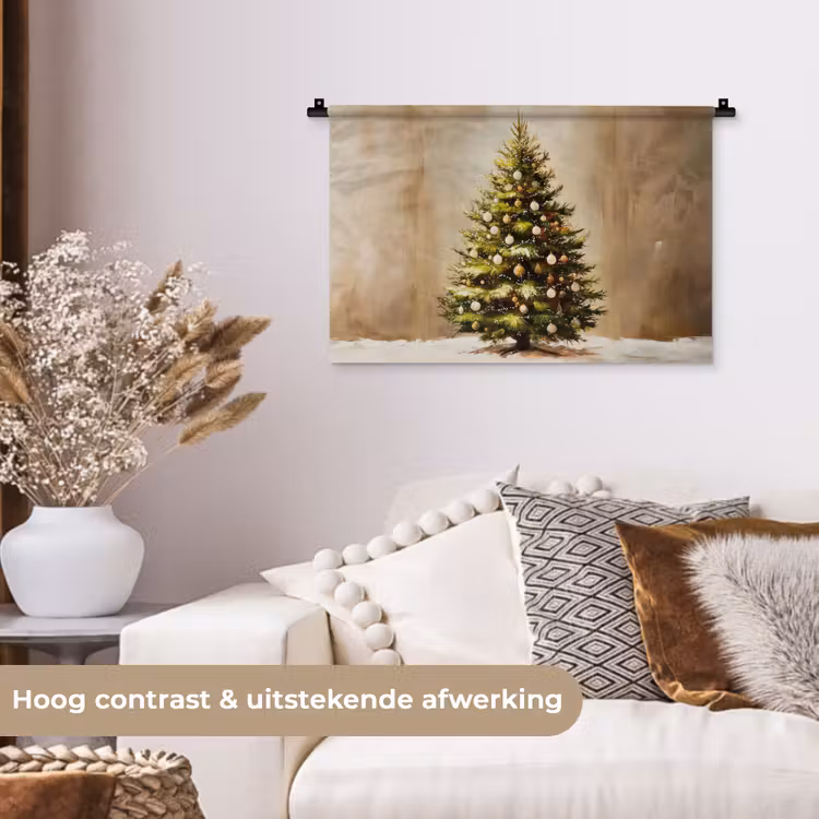 Wandkleed - Kerst - Sfeer - Groen — 4