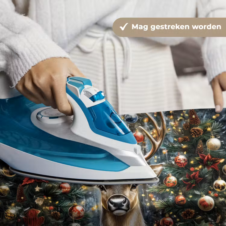 Wandkleed - Kerstfeest - Dennenbos - Rood — 6