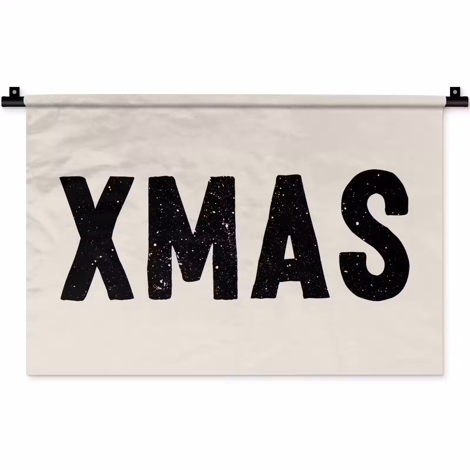 Wandkleed - Kerst - Beige - Quotes - Xmas - Feestdagen — 1