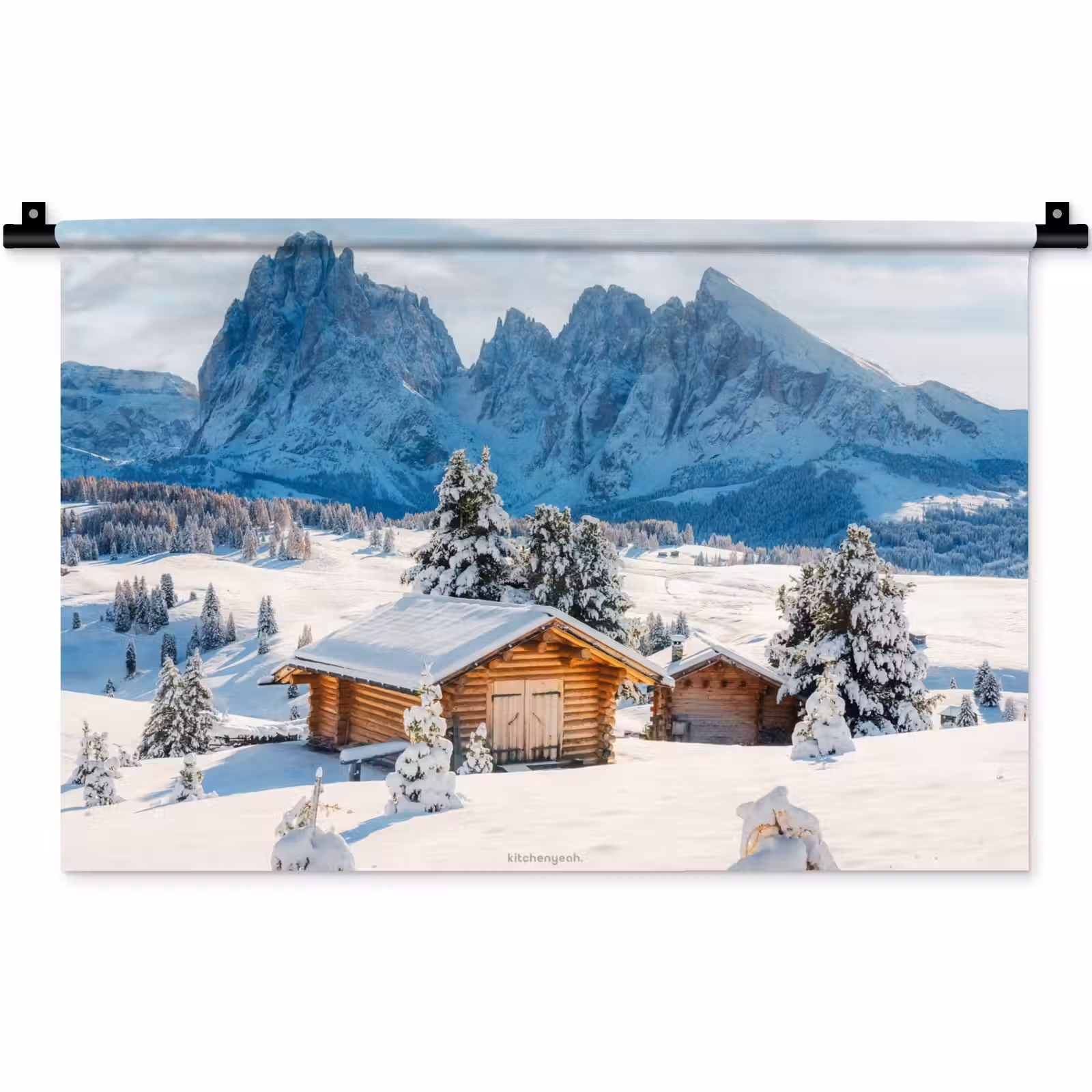 Wandkleed - Landschap - Winter - Sneeuw — 1