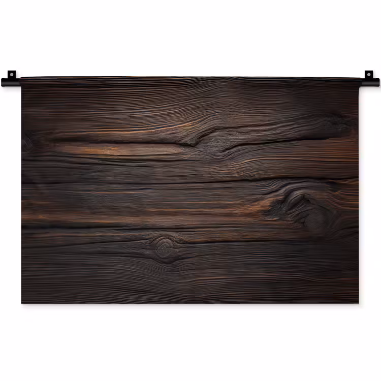 Wandkleed - Hout - Grillige nerven — 1