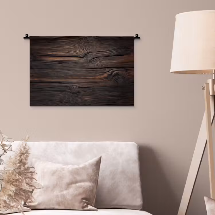 Wandkleed - Hout - Grillige nerven — 2