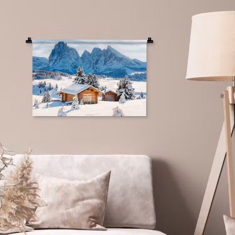 Wandkleed - Landschap - Winter - Sneeuw — 2