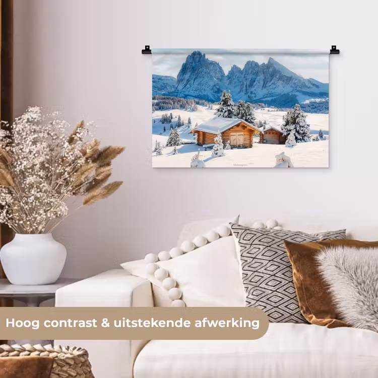 Wandkleed - Landschap - Winter - Sneeuw — 4