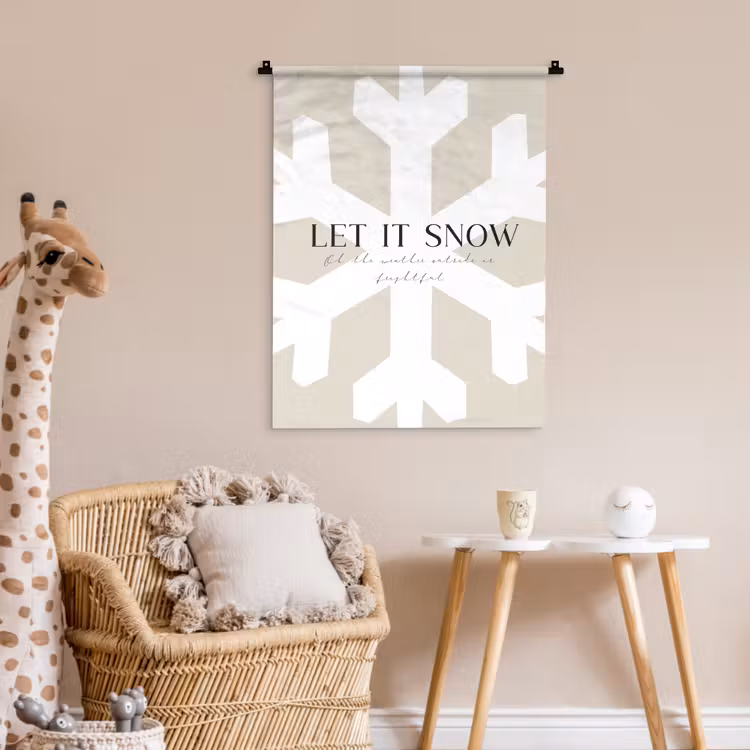 Wandkleed - Sneeuw - Japandi - Winter - Decoratie — 6