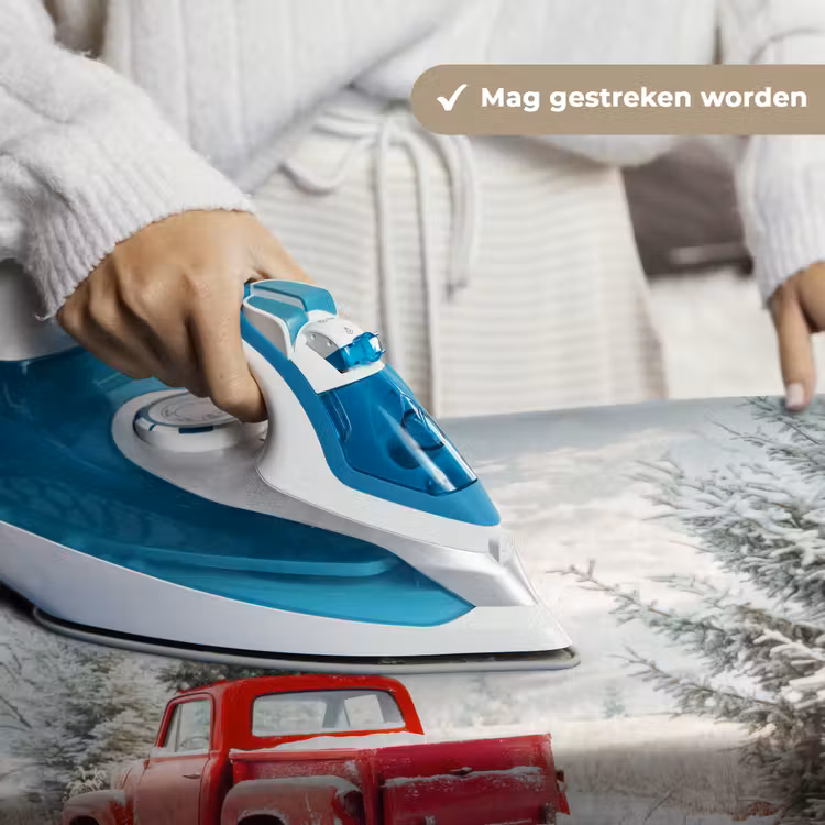 Wandkleed - Auto - Rood - Cadeaus - Winter - Sneeuw - Kerst — 6