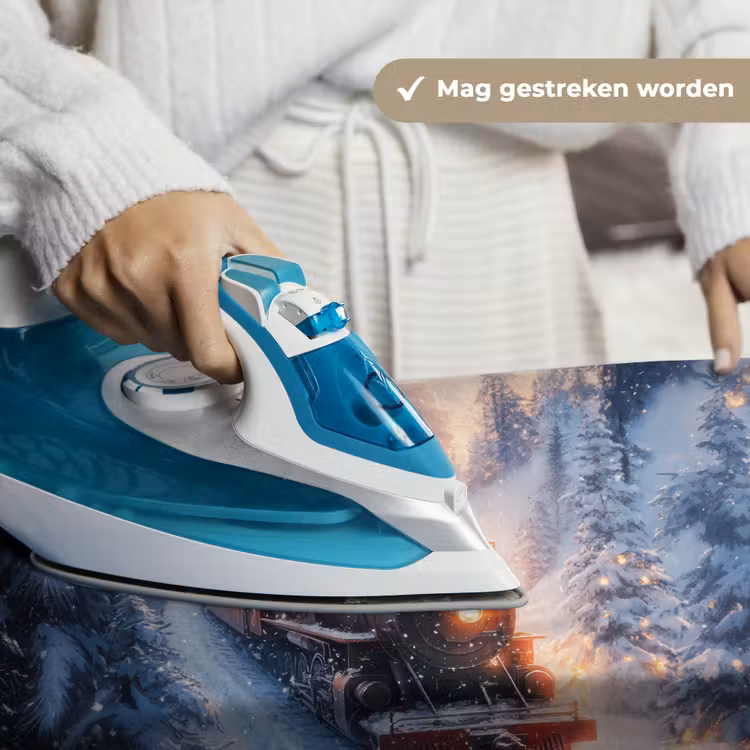 Wandkleed - Kersttrein - Sneeuw - Winter - Kerst — 6