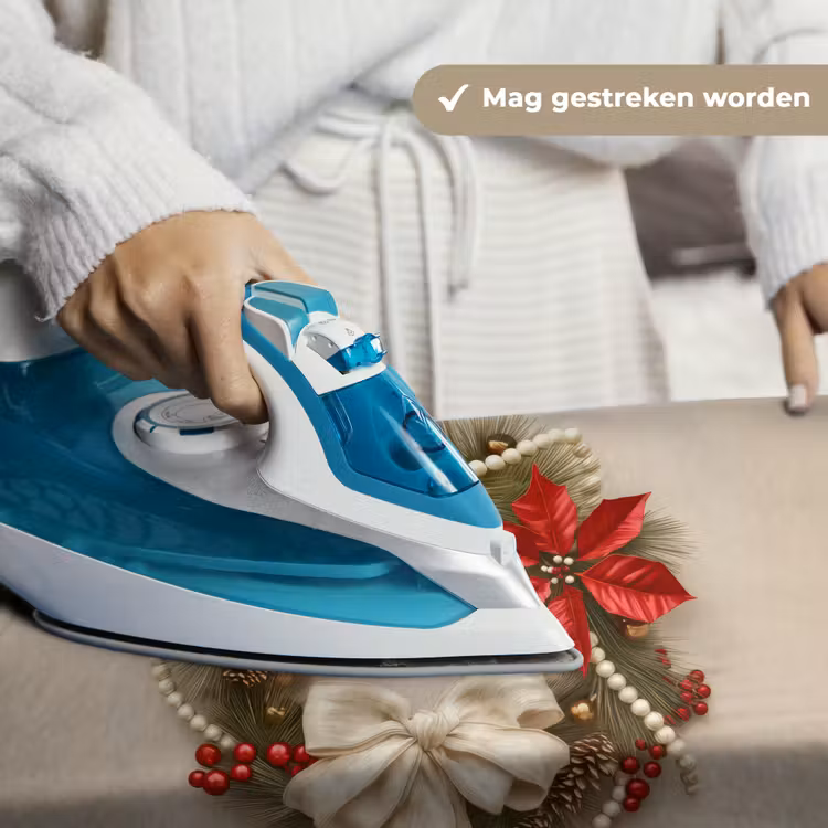 Wandkleed - Deurkrans - Strik - Kerst - Rood - Groen — 6