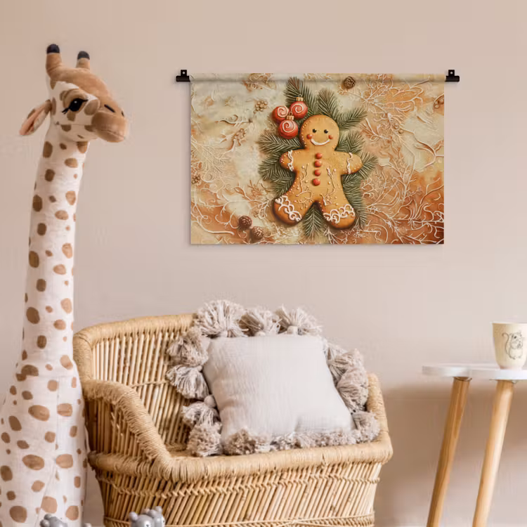 Wandkleed - Kerstmis - Koekje - Poppetje - Speculaas — 5