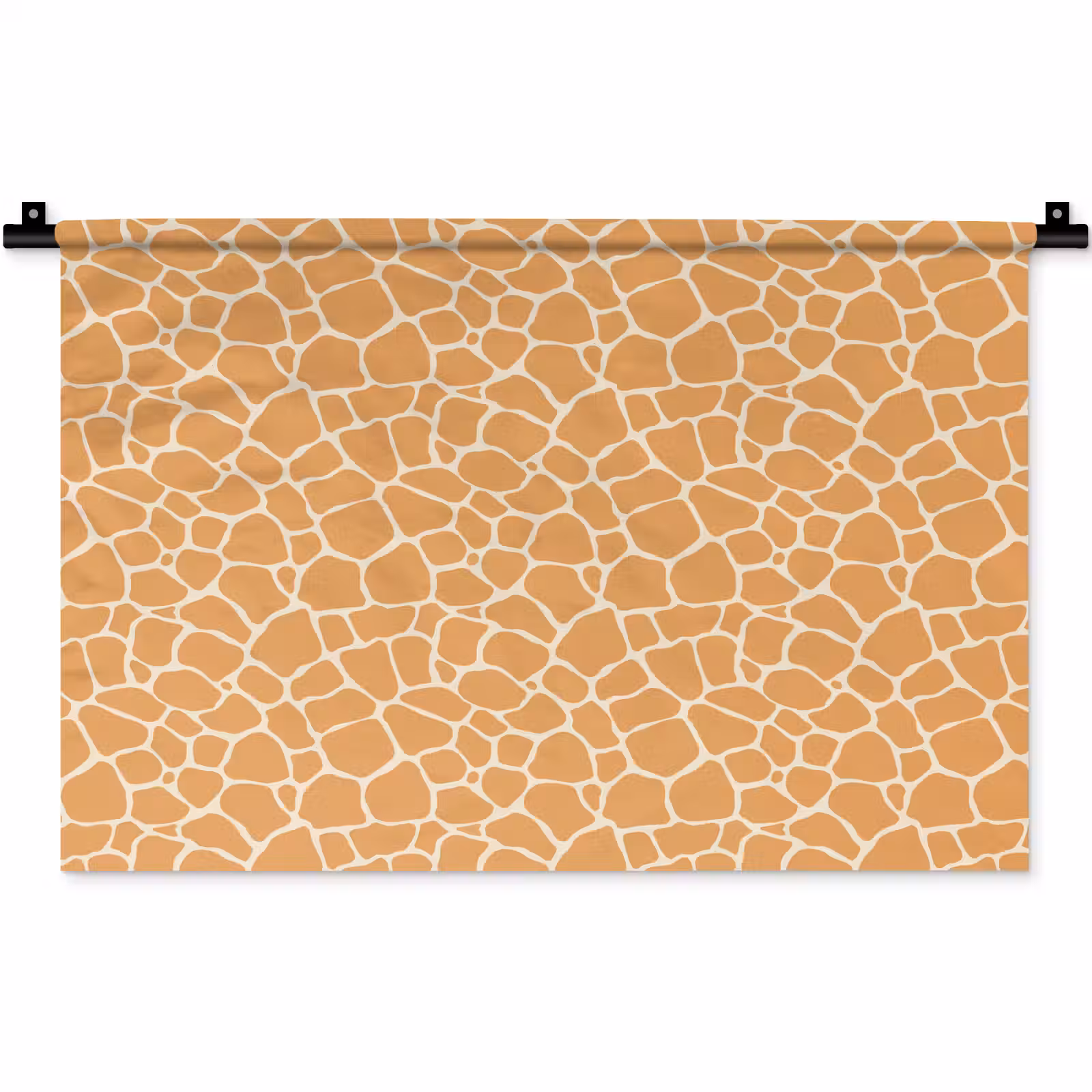 Wandkleed - Giraf - Oranje - Patroon — 1