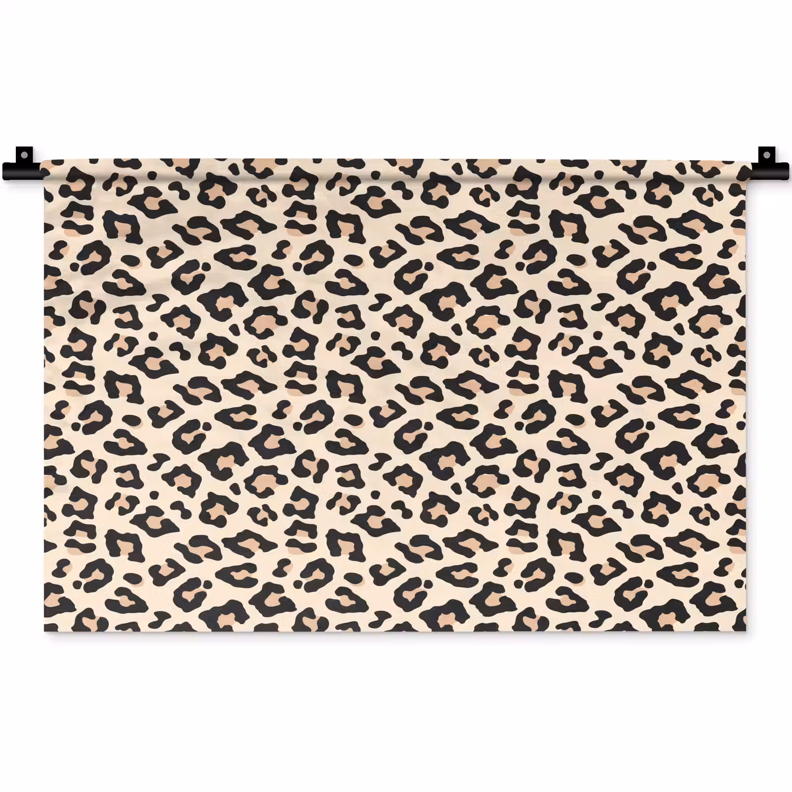 Wandkleed - Panterprint - Patroon - Bruin — 1