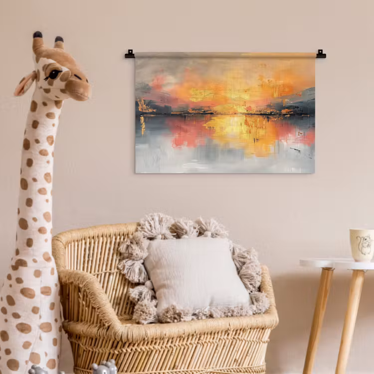 Wandkleed - Modern - Abstract - Goud - Roze — 5