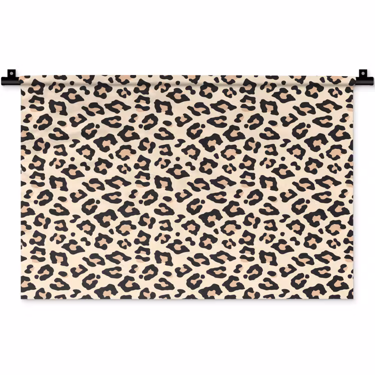 Wandkleed - Panterprint - Patroon - Bruin — 1