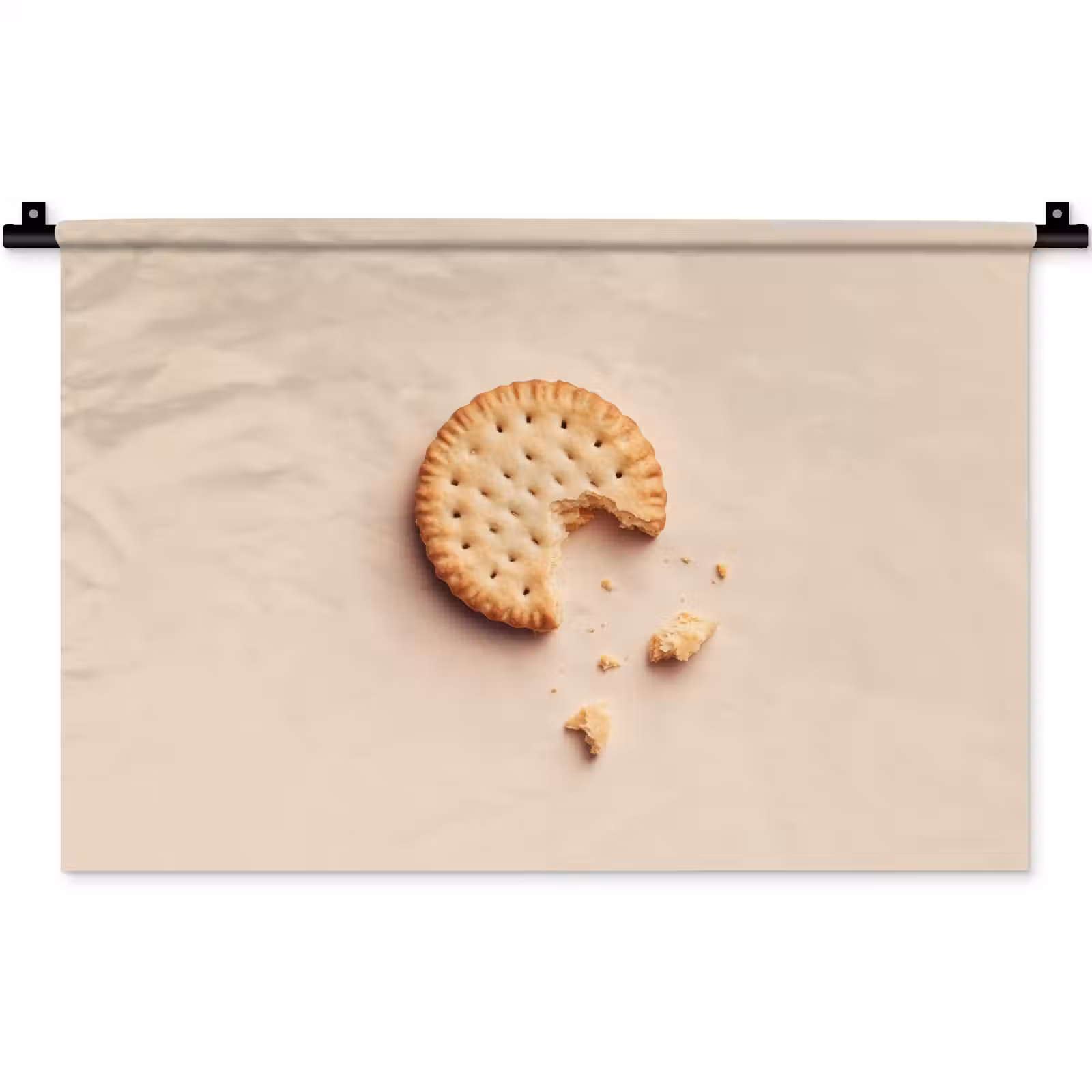 Wandkleed - Koekje - Kruimels - beige — 1