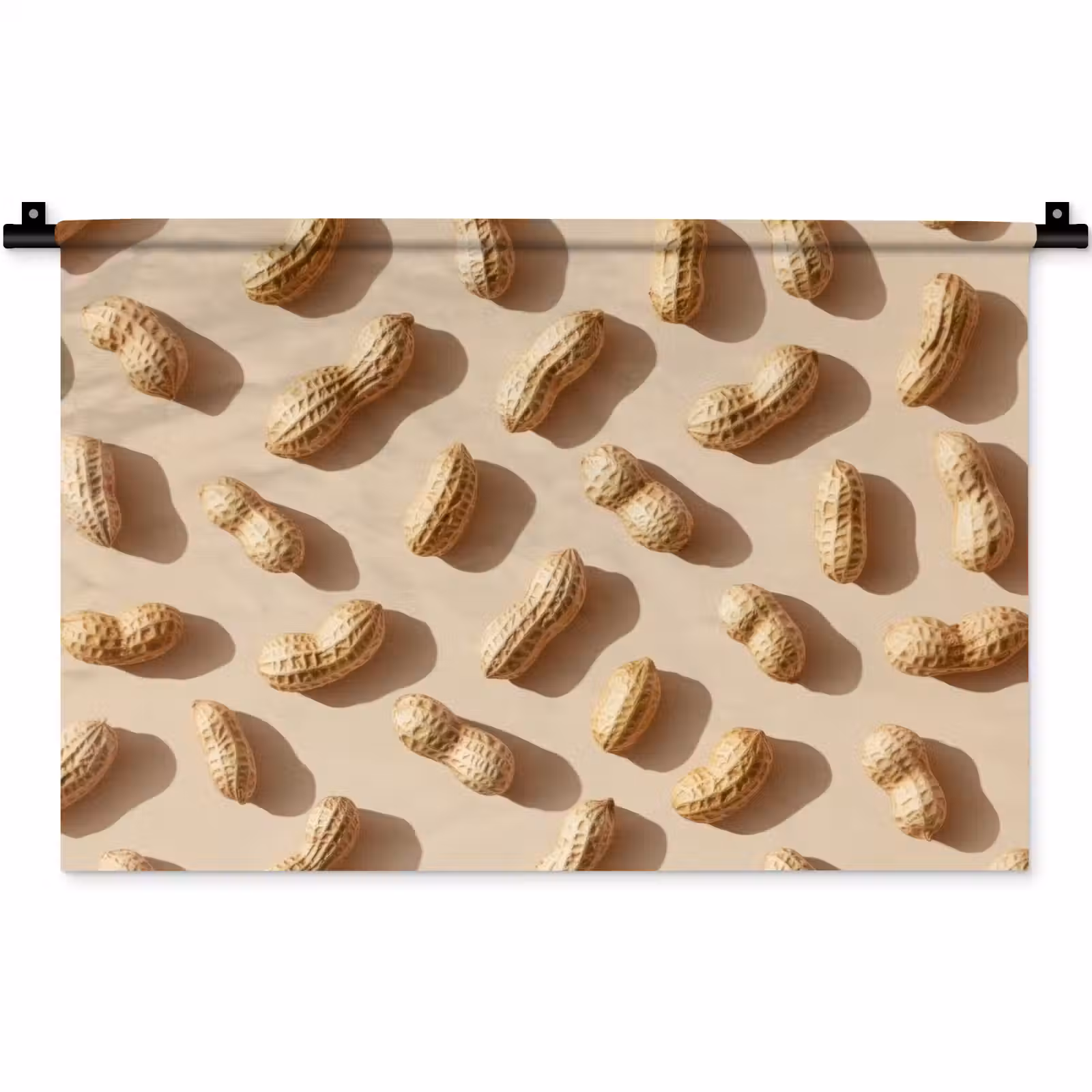 Wandkleed - Pinda's - Patroon - Beige — 1
