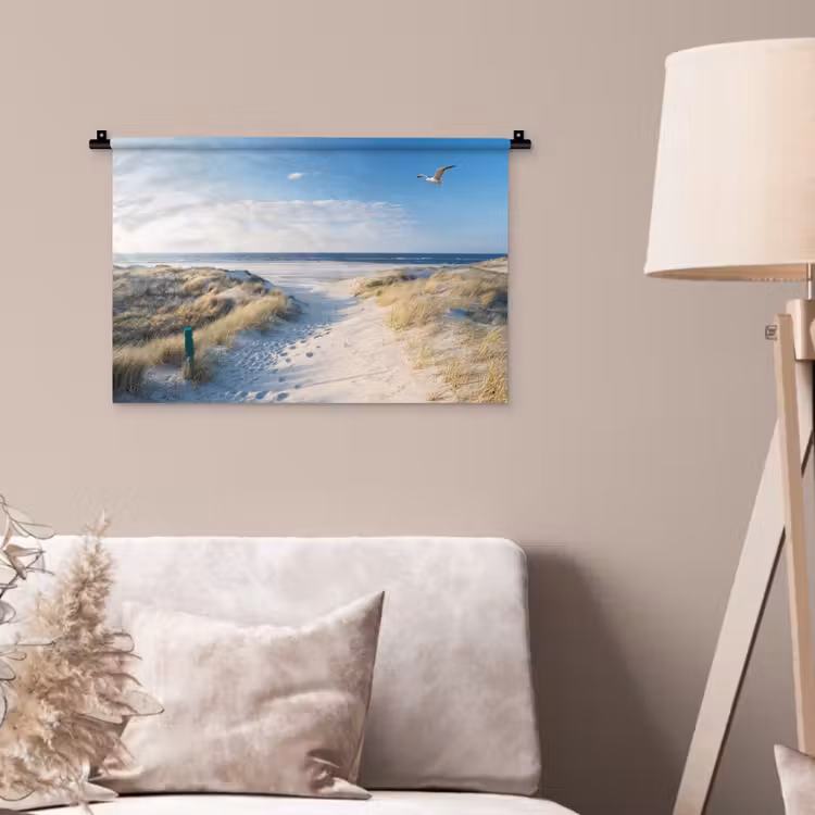 Wandkleed - Duin - Meeuw - Strand - Zee - Zon — 2