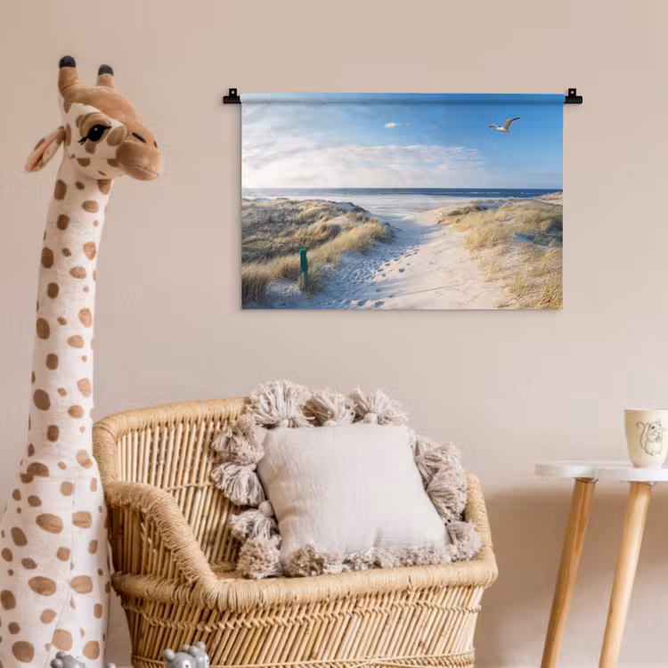 Wandkleed - Duin - Meeuw - Strand - Zee - Zon — 5