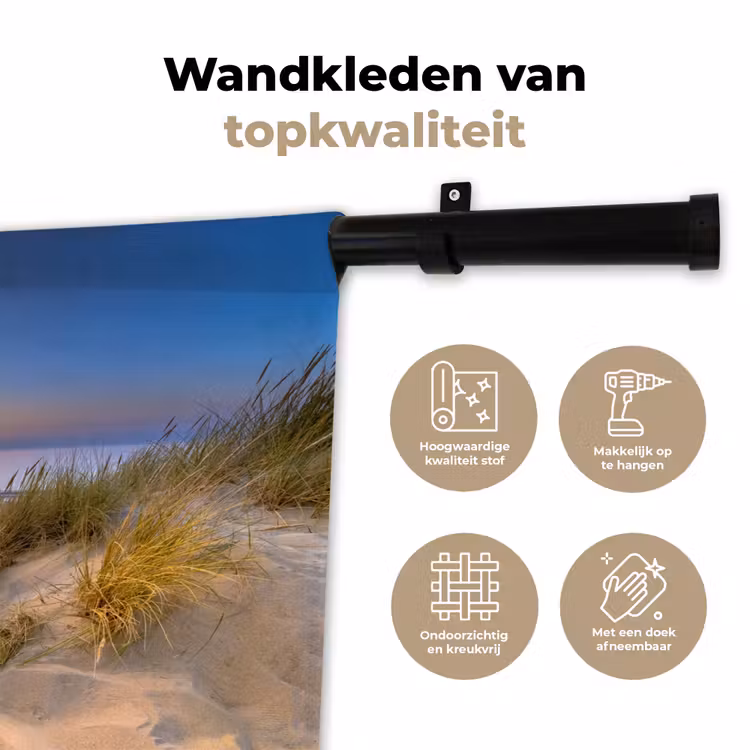 Wandkleed - Duin - Zonsondergang - Horizon - Strand - Gras — 3