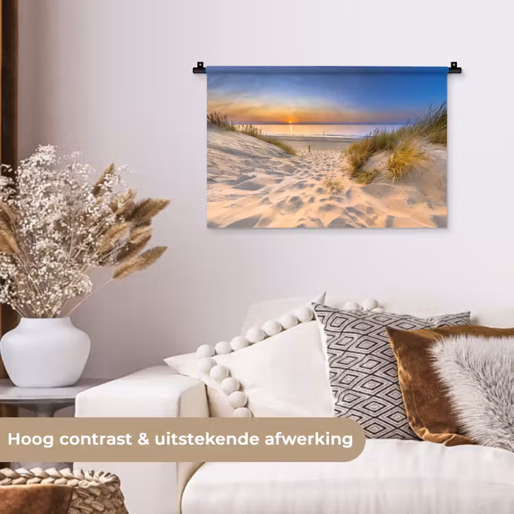 Wandkleed - Duin - Zonsondergang - Horizon - Strand - Gras — 4