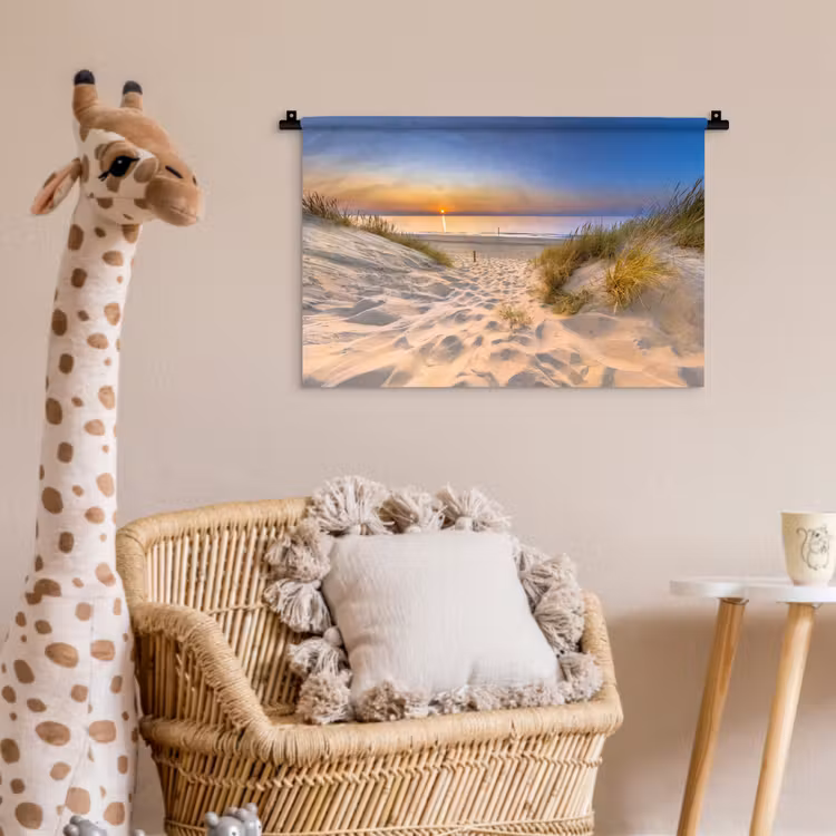 Wandkleed - Duin - Zonsondergang - Horizon - Strand - Gras — 5