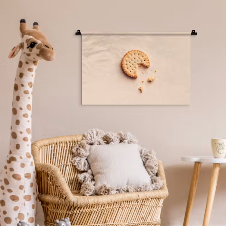 Wandkleed - Koekje - Kruimels - beige — 5