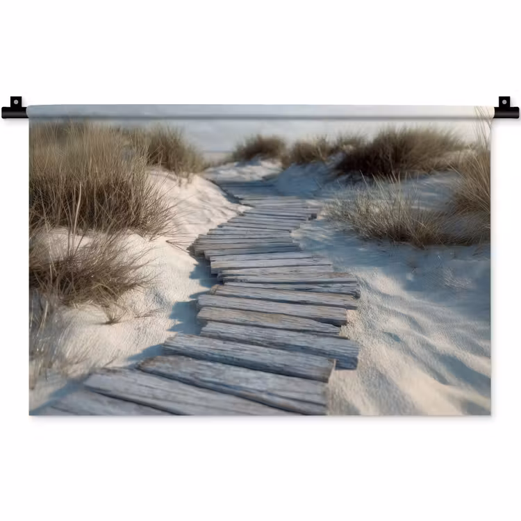 Wandkleed - Pad - Planken - Duinen - Gras — 1
