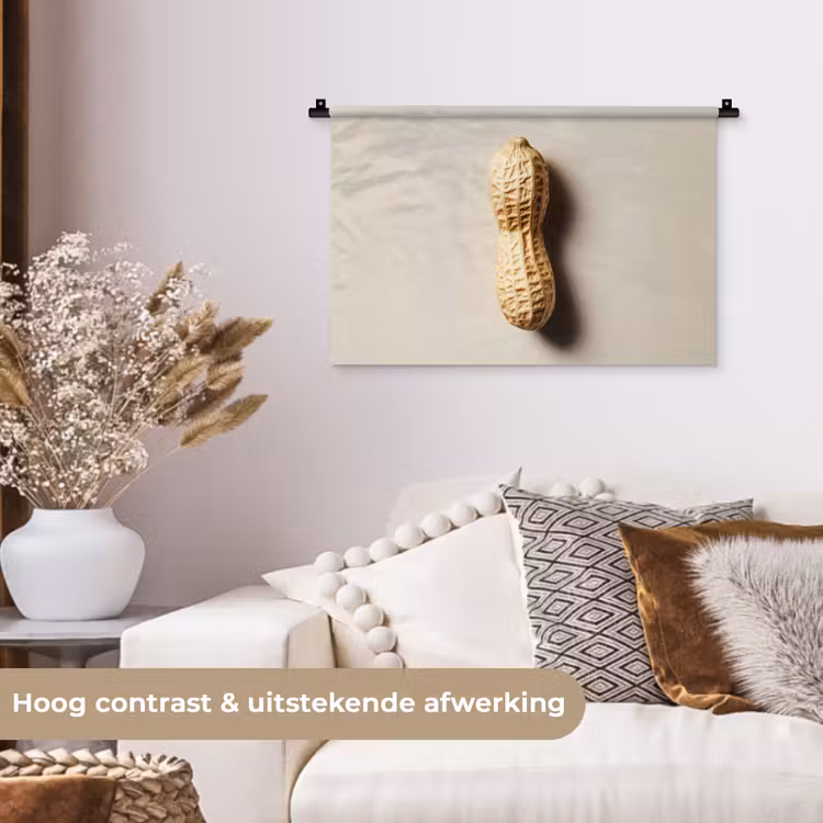 Wandkleed - Pinda - Ruw - Beige — 4